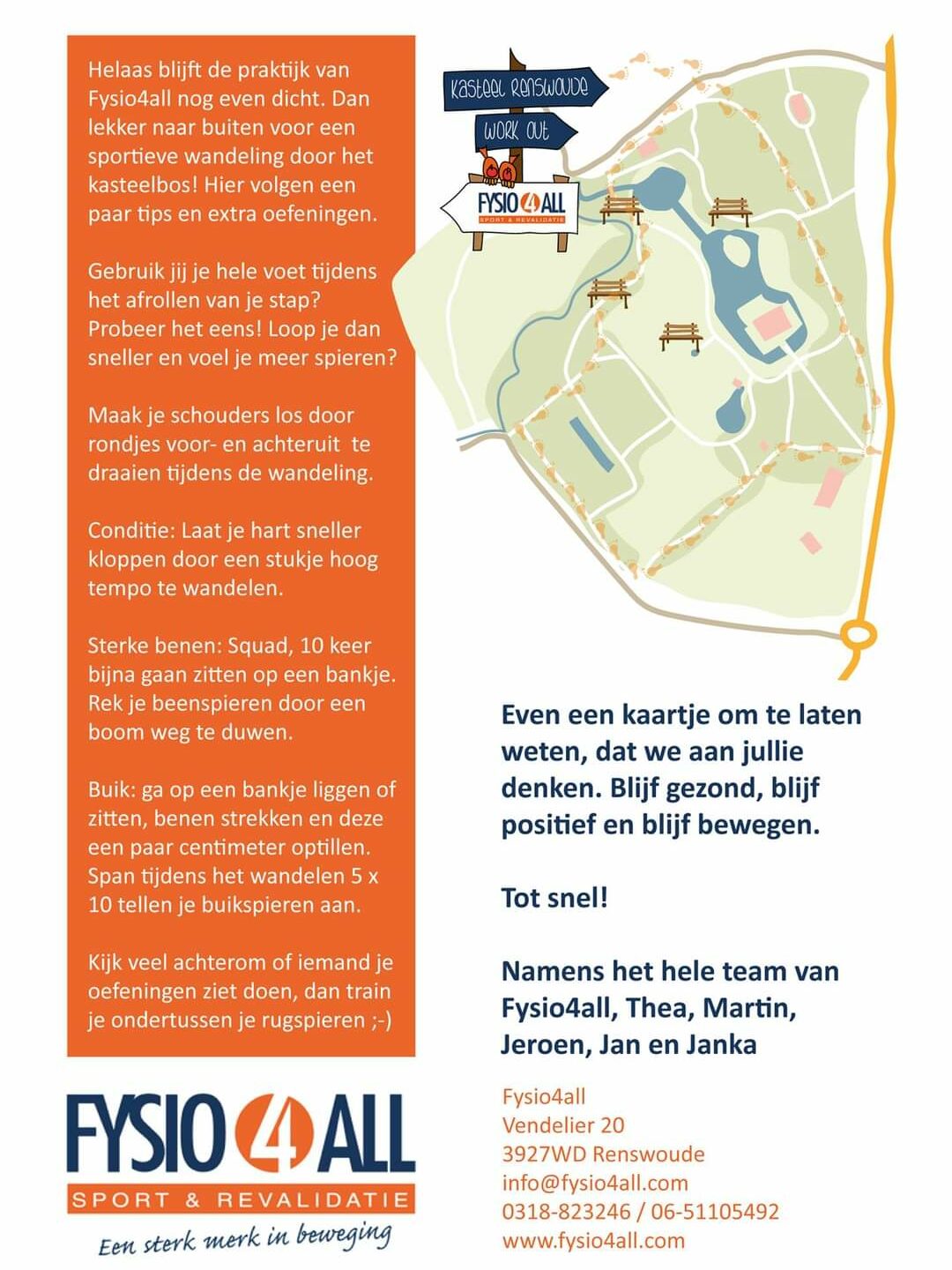 Actief kaartje