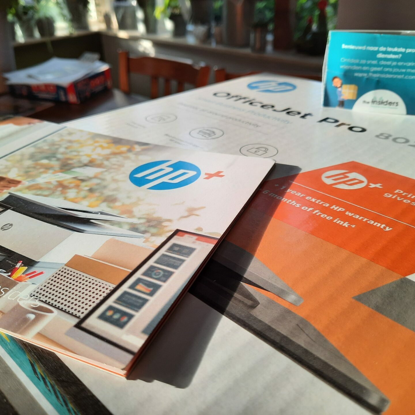 HP printer met inkt