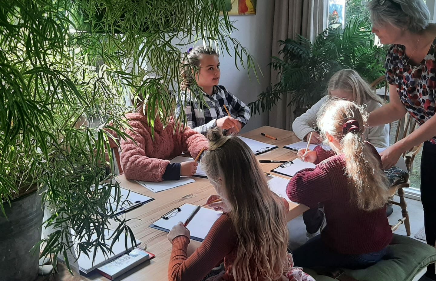 Groep 6 op bezoek
