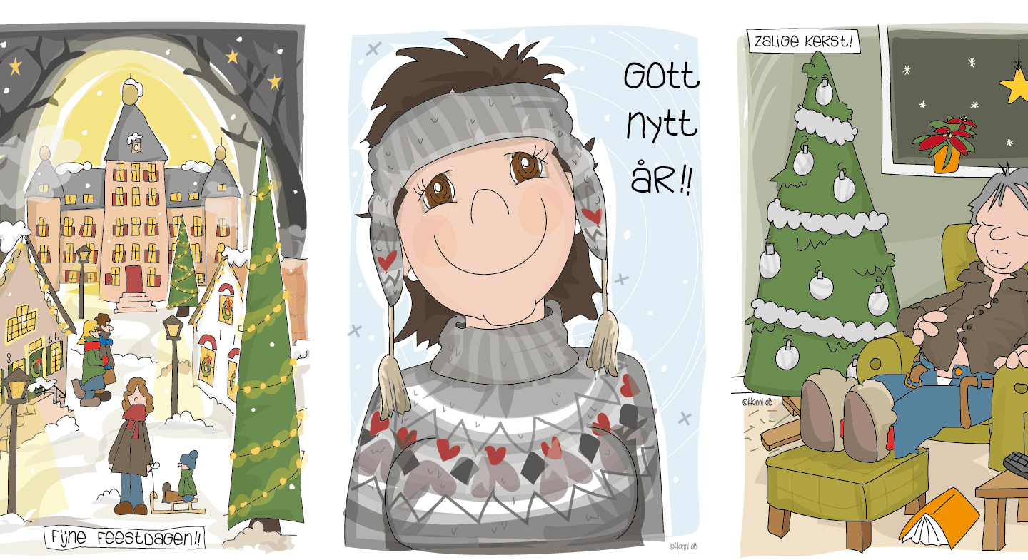 Kerstkaarten te koop